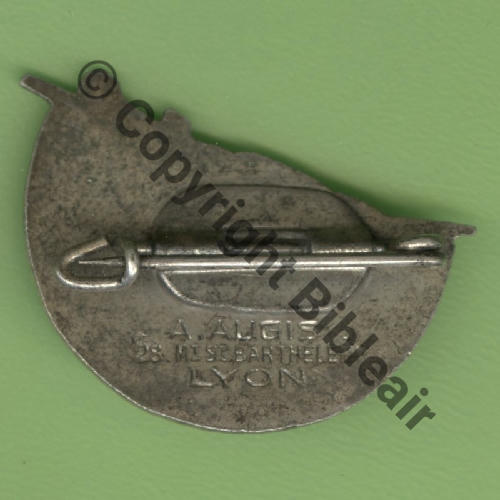 NH ESCADRILLE SAUVETAGE EN MER 98  A.AUGIS ST.BARTH LYON 3Li Bol fenetre allonge Dos lisse irreg Src.Y.GENTY 191Eur(x4) 